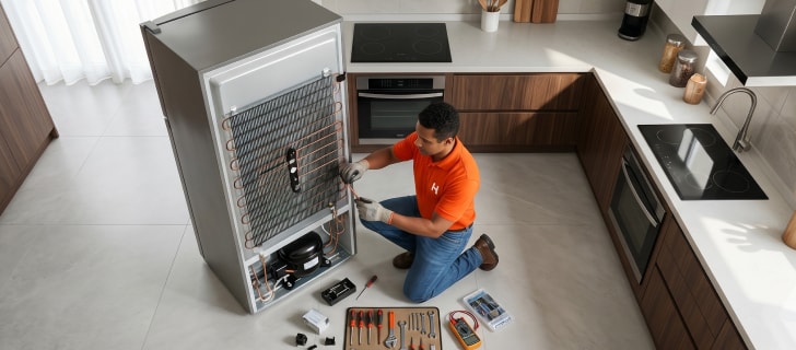 Conserto de Geladeira ou Refrigerador Comum
